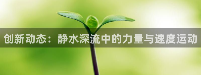 球速体育：创新动态：静水深流中的力量与速度运动